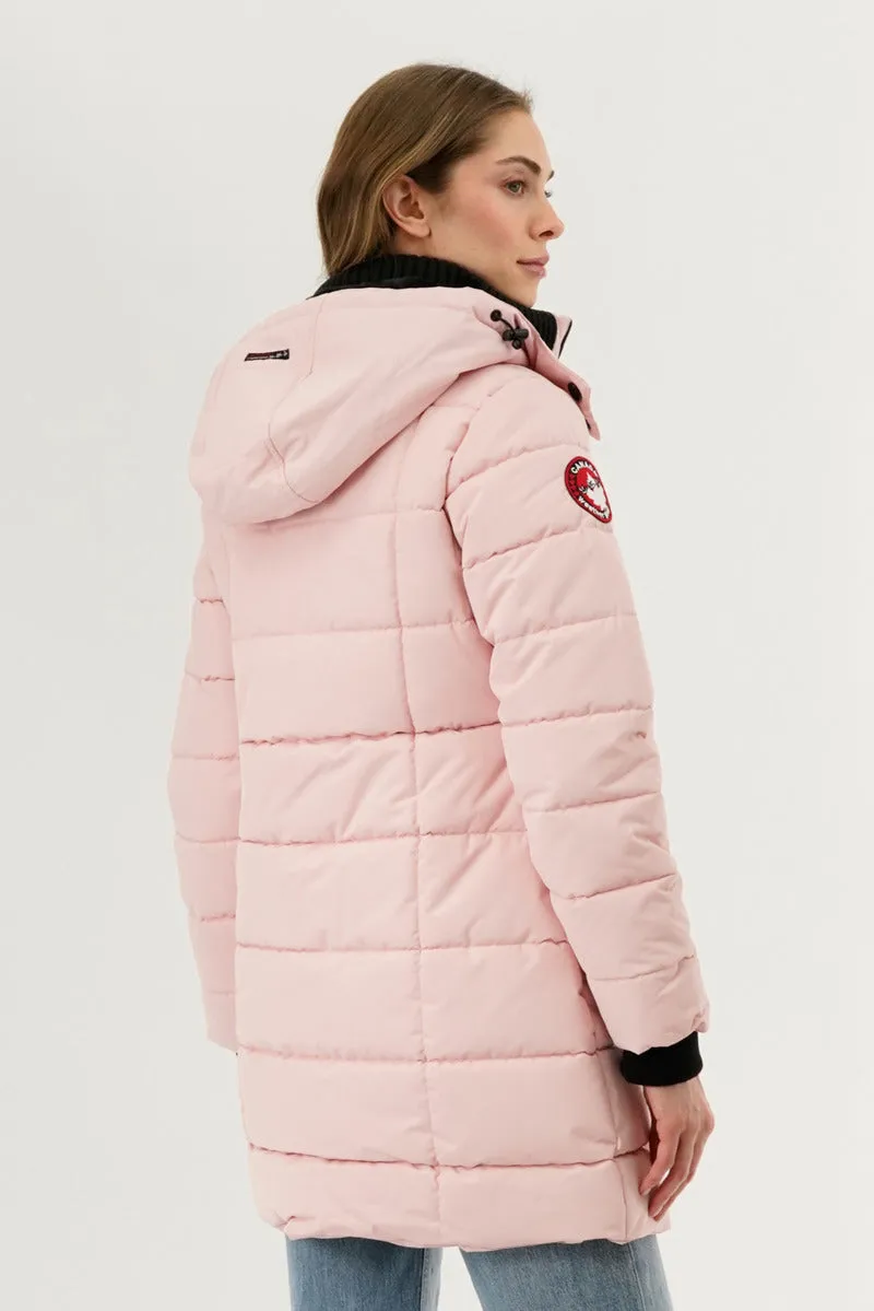 Canada Weather Gear Square Quilted Parka Jacket - Pink sold by Fairweather product image thumbnail 3