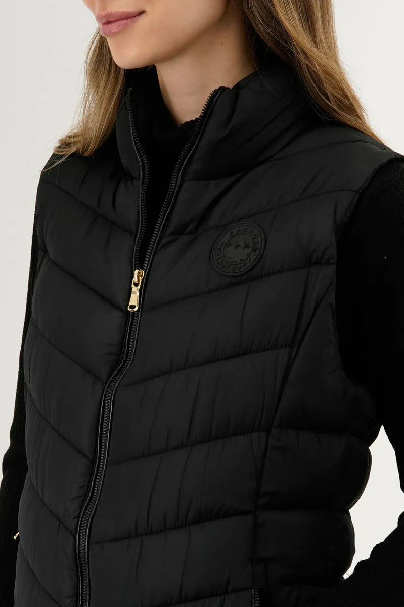 Canada Weather Gear Chevron Quilted Vest - Black sold by Fairweather product image thumbnail 4