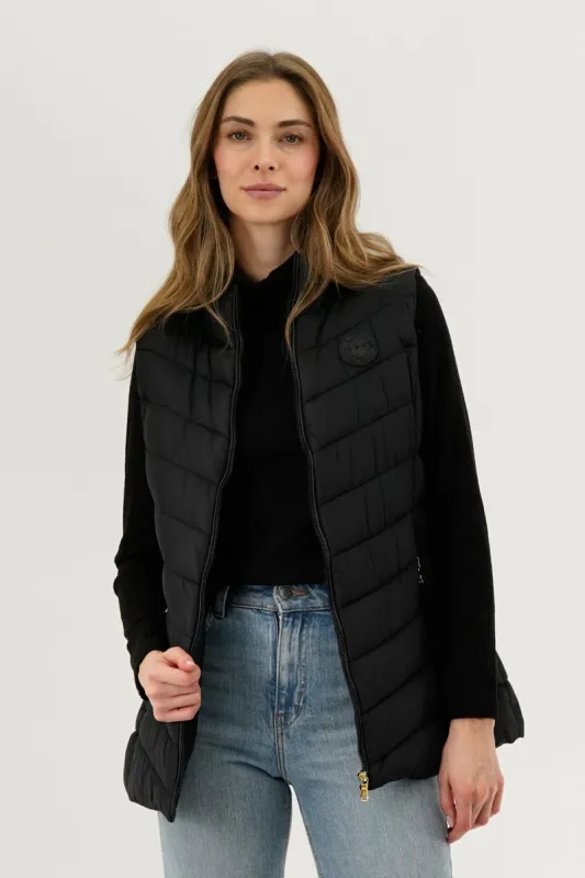 Canada Weather Gear Chevron Quilted Vest - Black sold by Fairweather