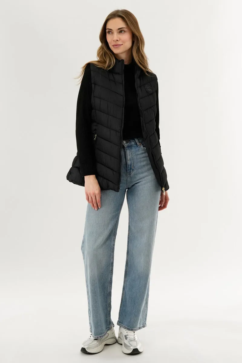 Canada Weather Gear Chevron Quilted Vest - Black sold by Fairweather product image thumbnail 5