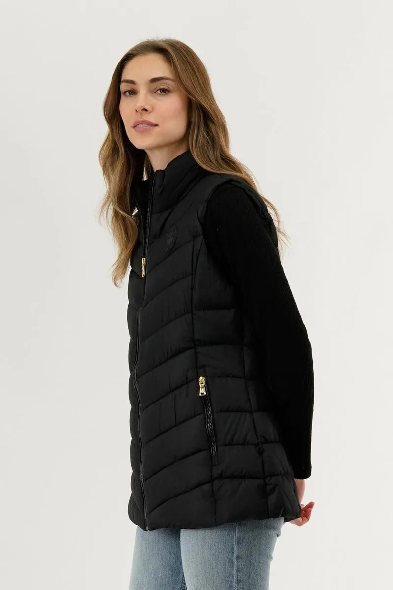 Canada Weather Gear Chevron Quilted Vest - Black sold by Fairweather product image thumbnail 2