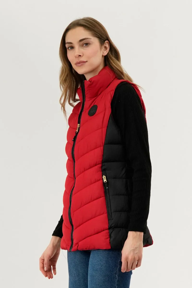 Canada Weather Gear Chevron Quilted Vest - Red sold by Fairweather product image thumbnail 2