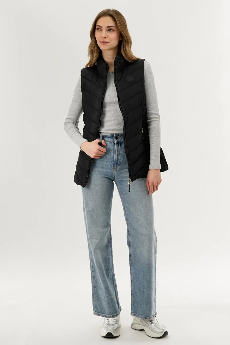 Canada Weather Gear Chevron Quilted Vest - Black sold by Fairweather product image thumbnail 5