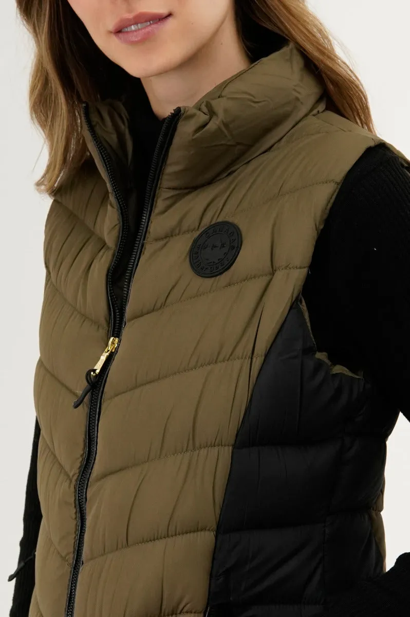 Canada Weather Gear Chevron Quilted Vest - Olive sold by Fairweather product image thumbnail 4