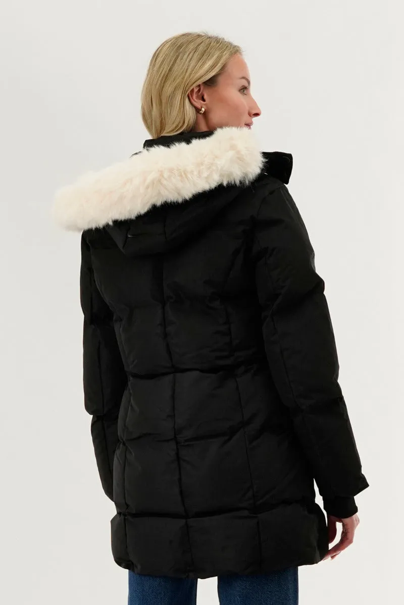 Canada Weather Gear Faux Fur Lined Hood Parka Jacket - Black sold by Fairweather product image thumbnail 3