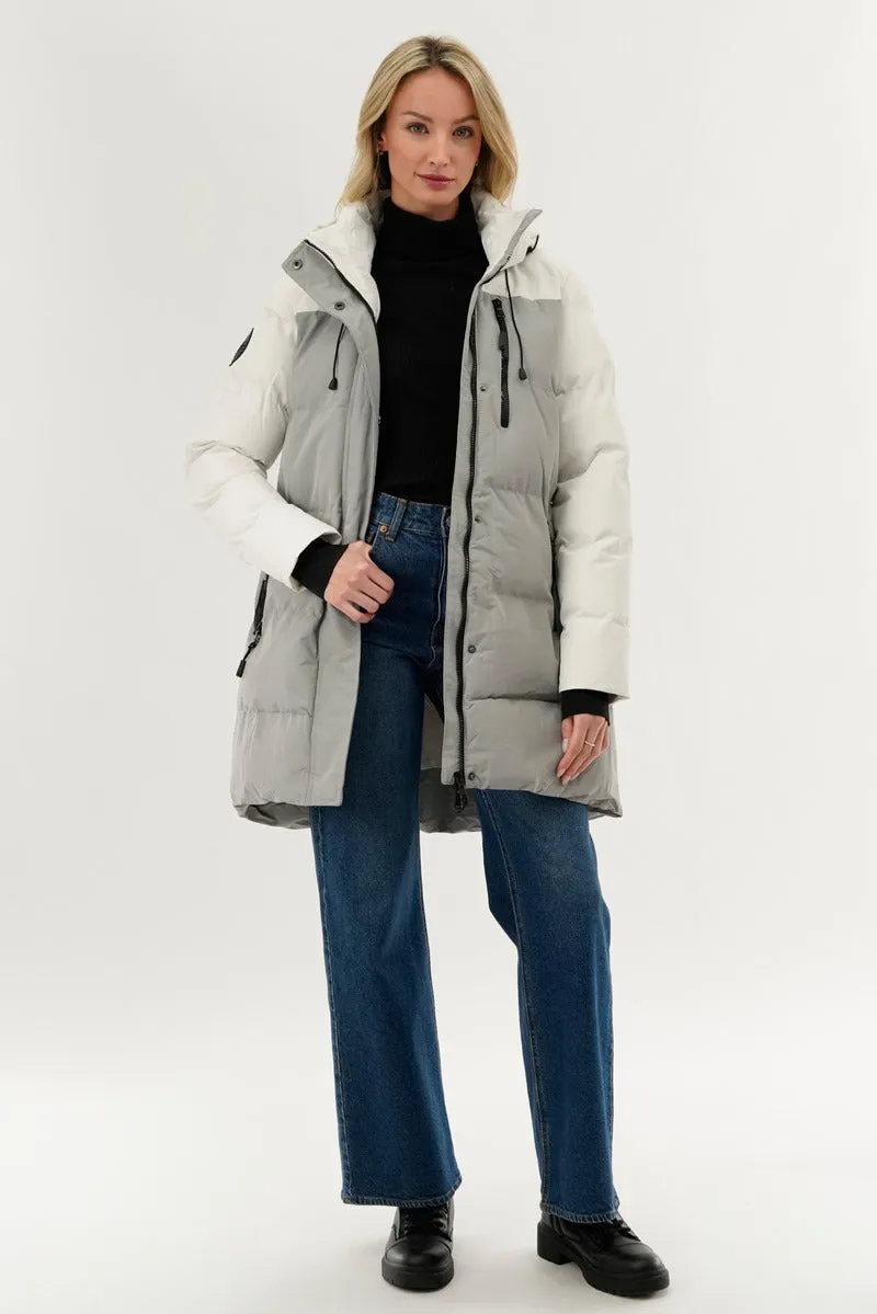 Canada Weather Gear Colour Block Puffer Parka Jacket - Grey sold by Fairweather product image thumbnail 5