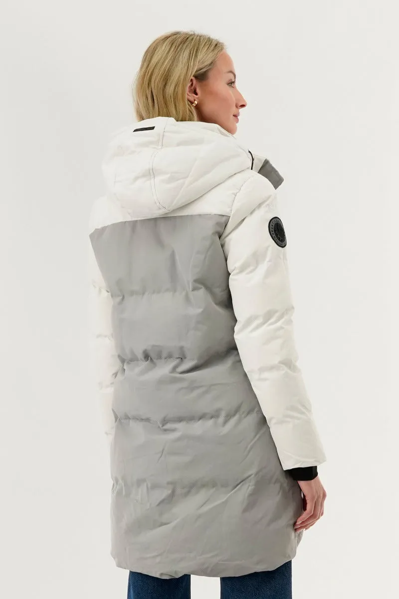 Canada Weather Gear Colour Block Puffer Parka Jacket - Grey sold by Fairweather product image thumbnail 3