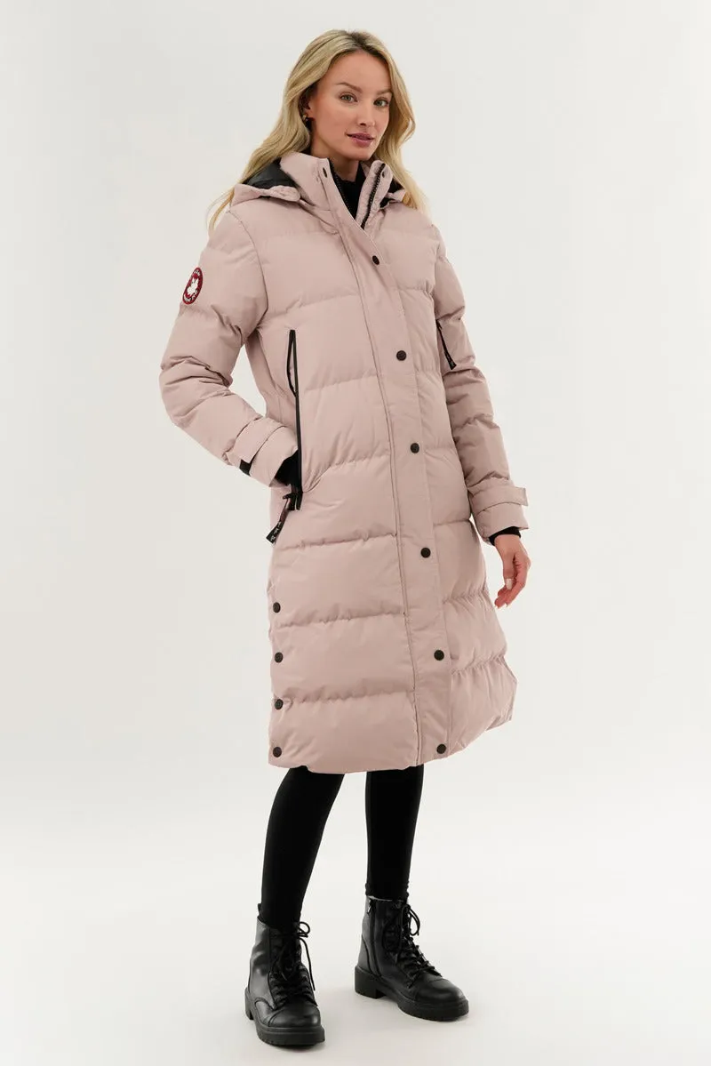 Quilted Maxi Parka Jacket - Pink sold by Fairweather product image thumbnail 2