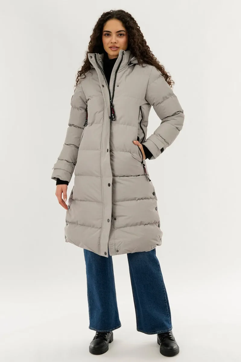 Canada Weather Gear Quilted Maxi Parka Jacket - Stone sold by Fairweather product image thumbnail 5