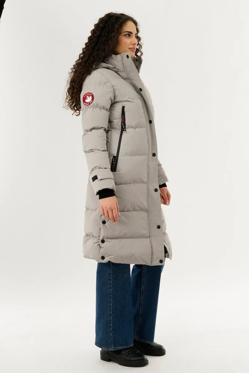 Canada Weather Gear Quilted Maxi Parka Jacket - Stone sold by Fairweather product image thumbnail 2