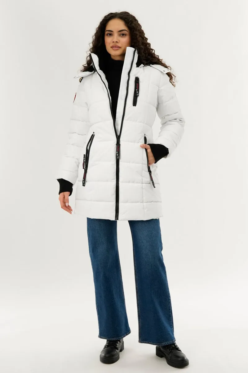 Canada Weather Gear Square Quilted Parka Jacket - White sold by Fairweather product image thumbnail 5