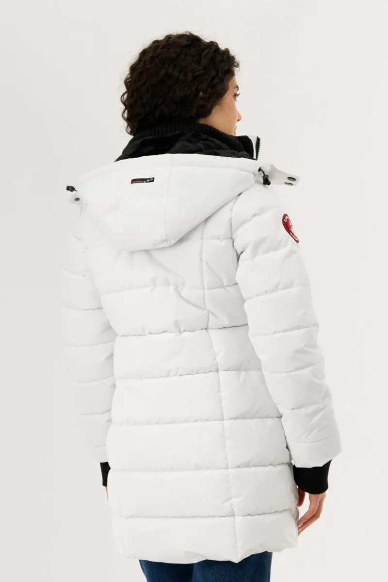 Canada Weather Gear Square Quilted Parka Jacket - White sold by Fairweather product image thumbnail 3