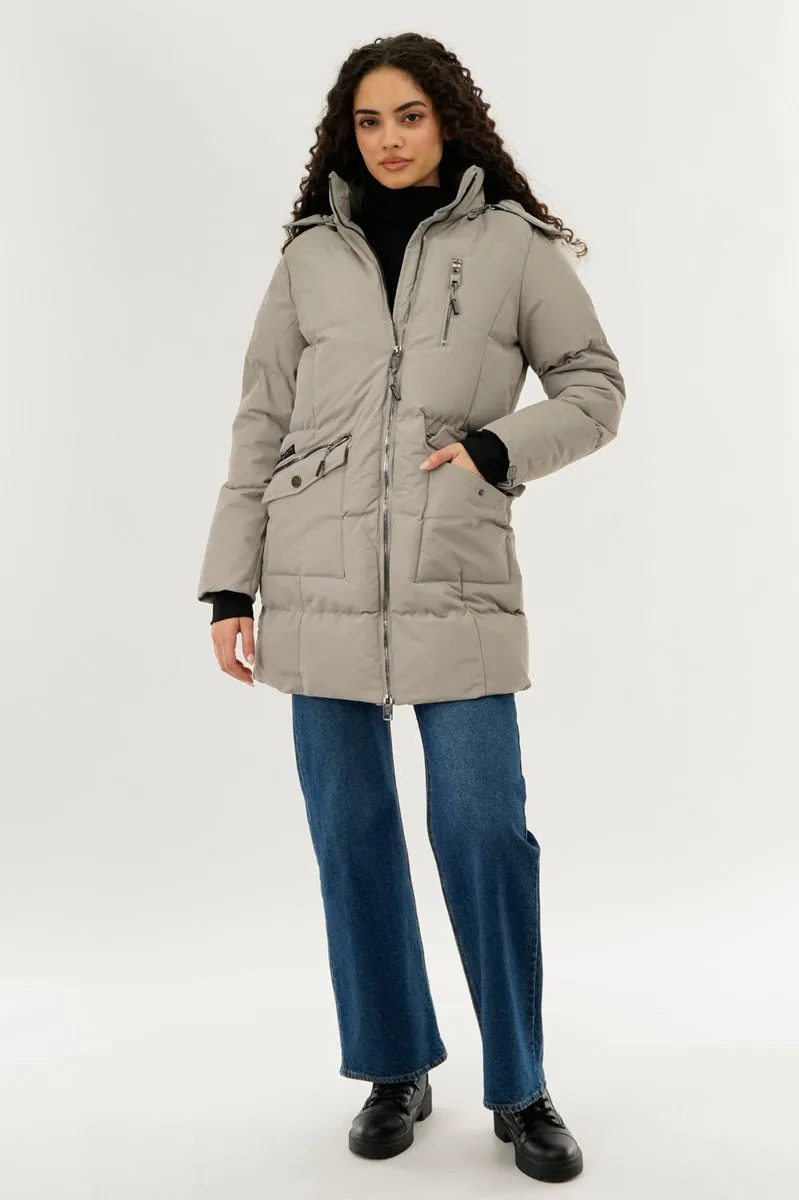 Canada Weather Gear Faux Fur Lined Hood Parka Jacket - Beige sold by Fairweather product image thumbnail 5