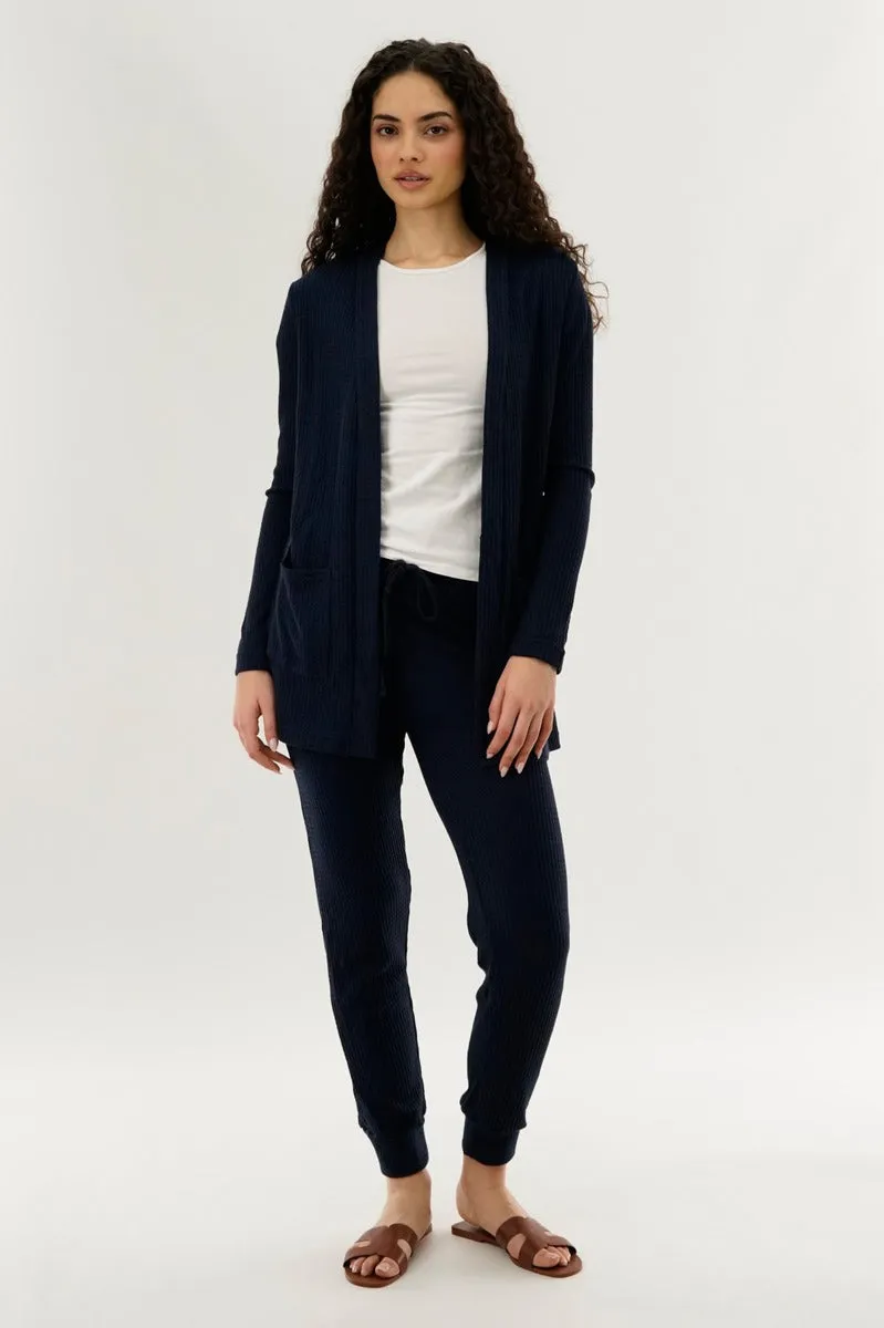 Waffle Knit Joggers - Navy sold by Fairweather product image thumbnail 5