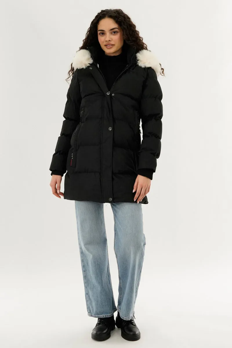 Hip Length Parka Jacket - Black sold by Fairweather product image thumbnail 5