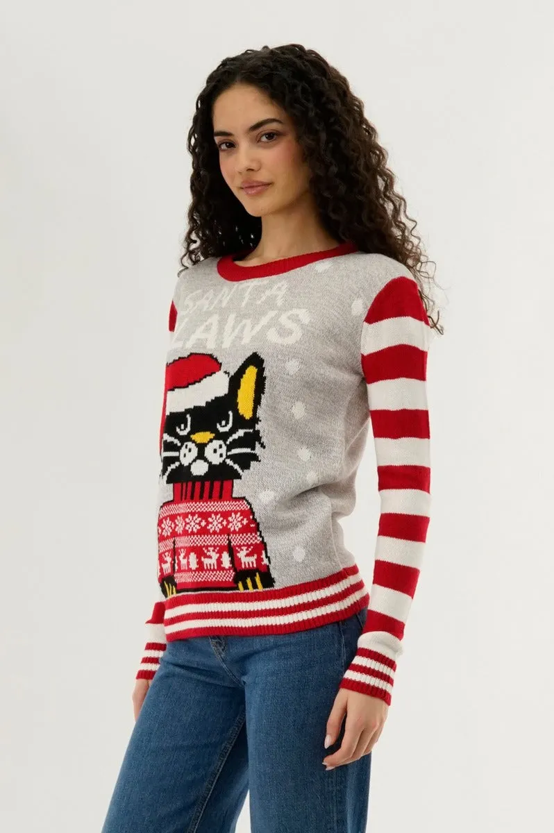 Santa Claws Christmas Sweater - Red sold by Fairweather product image thumbnail 2
