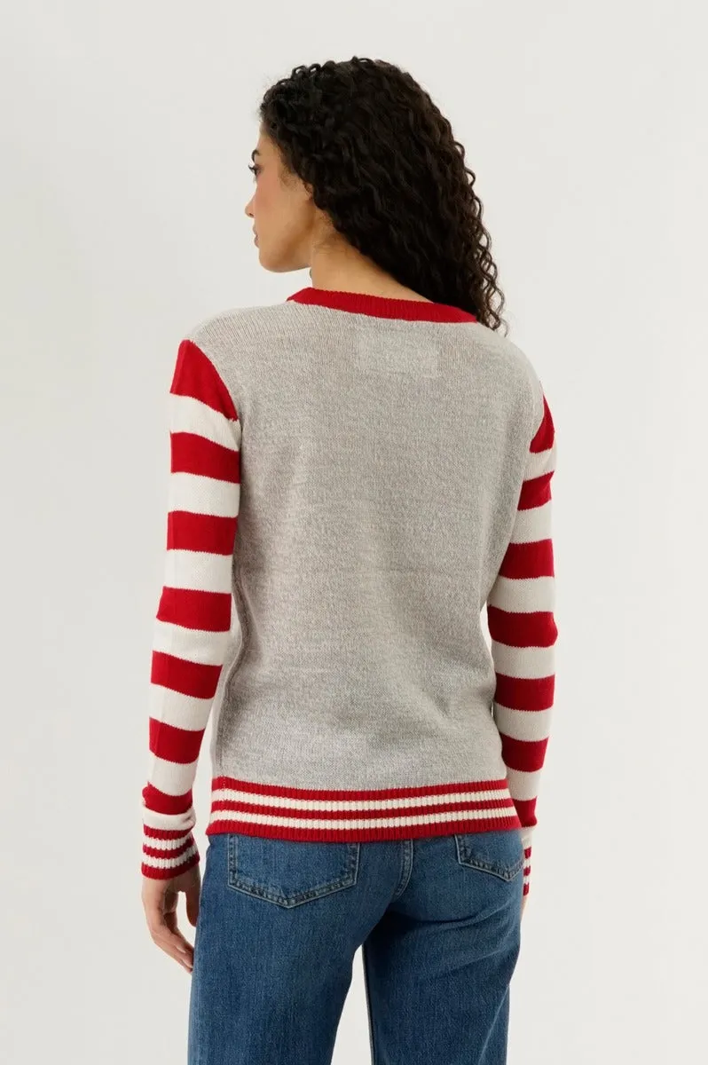 Santa Claws Christmas Sweater - Red sold by Fairweather product image thumbnail 3