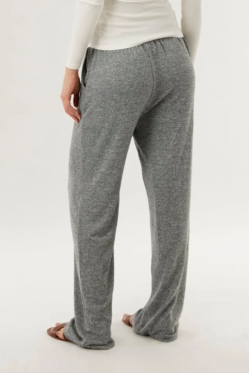 International INC Company Wide Leg Knit Sweatpants - Grey sold by Fairweather product image thumbnail 3