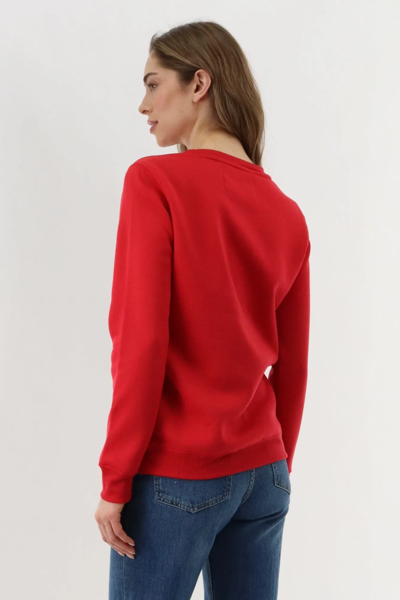 Festive Snowmies Christmas Sweater - Red sold by Fairweather product image thumbnail 3