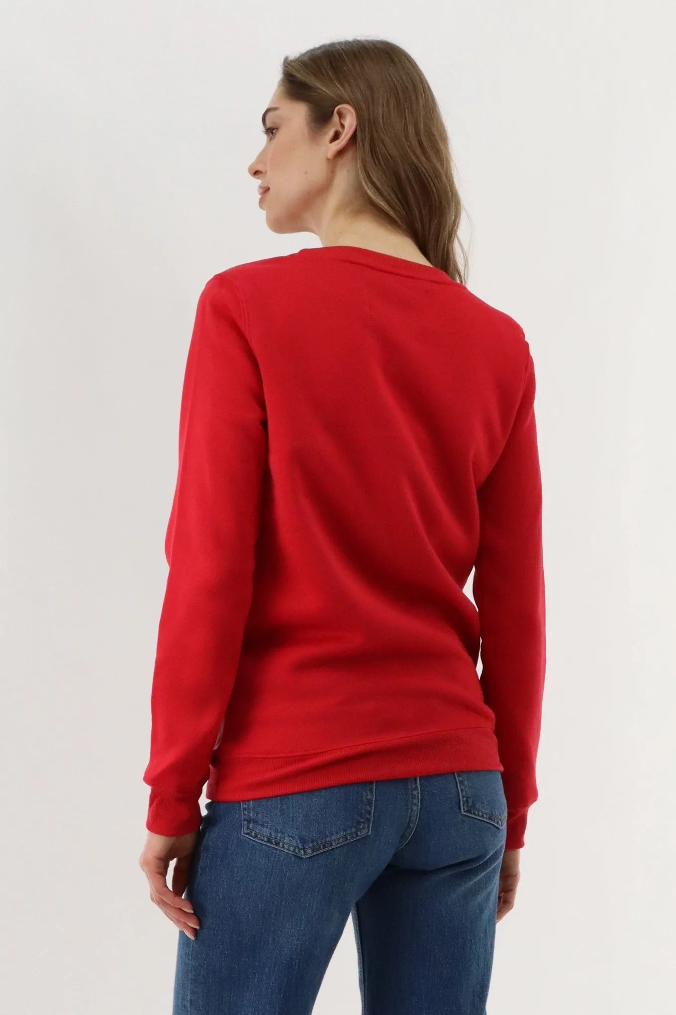 Festive Reindeer Christmas Sweater - Red sold by Fairweather product image thumbnail 3