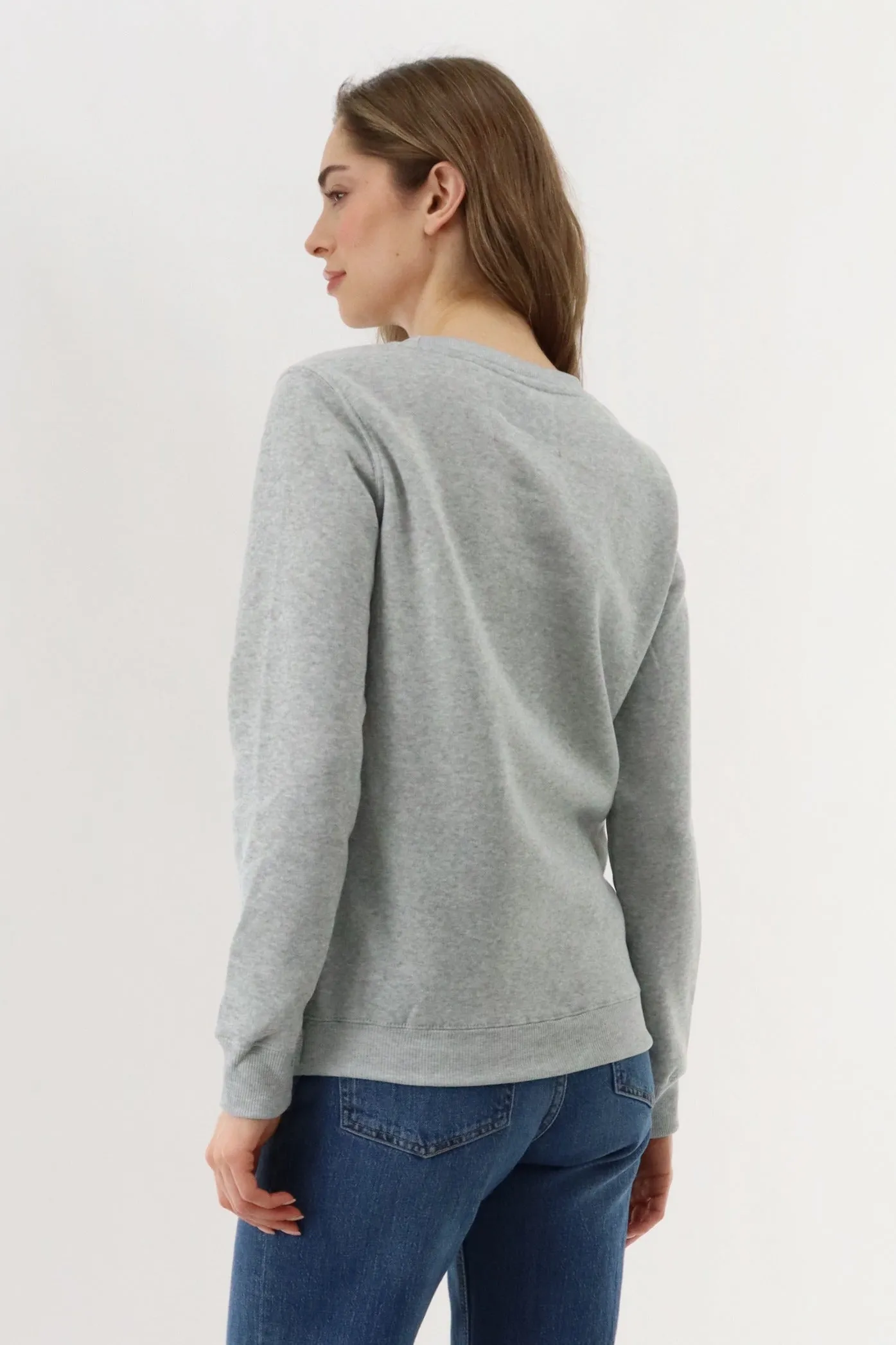 Festive Printed Christmas Sweater - Grey sold by Fairweather product image thumbnail 3