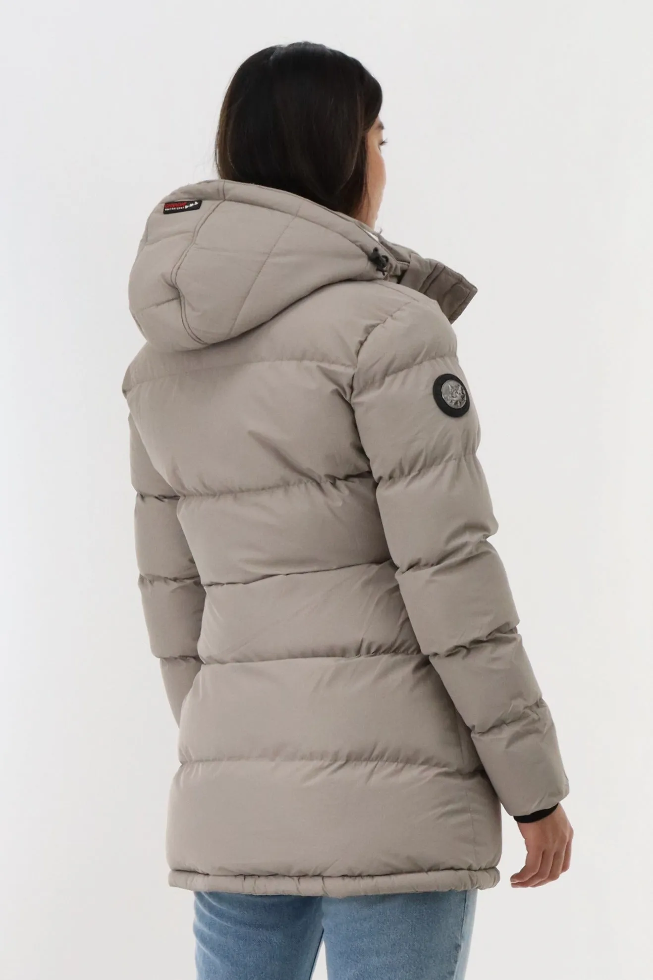 Canada Weather Gear Hip Length Parka Jacket - Stone sold by Fairweather product image thumbnail 3