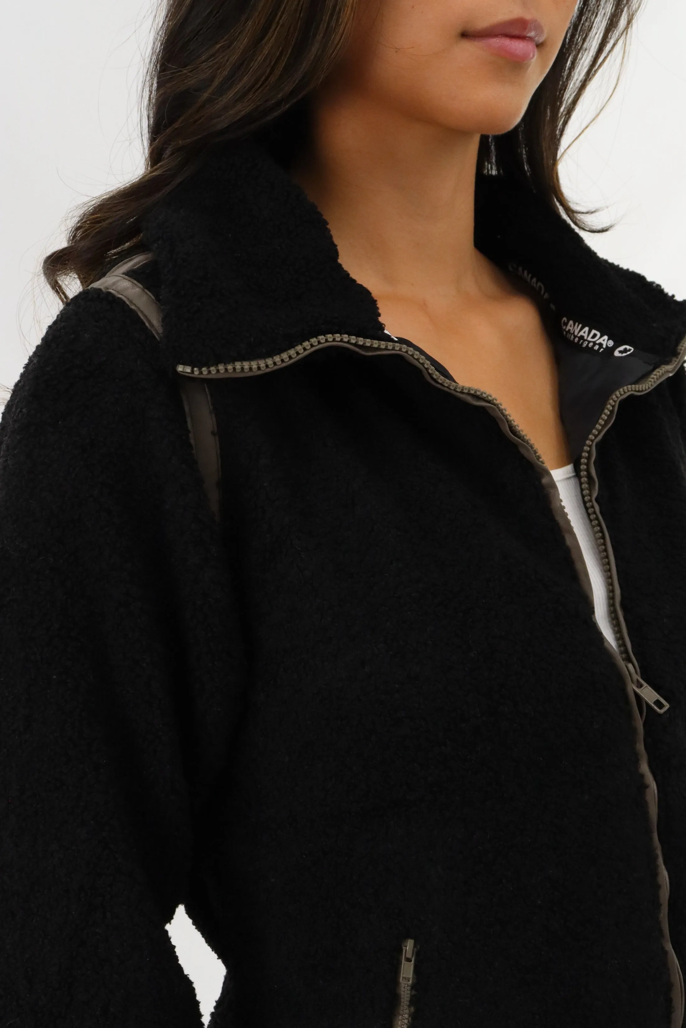 Sherpa Contrast Lightweight Jacket - Black sold by Fairweather product image thumbnail 4