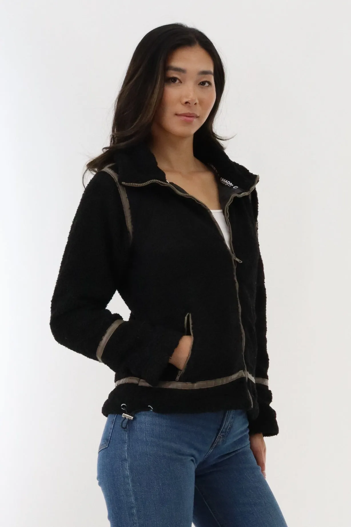 Sherpa Contrast Lightweight Jacket - Black sold by Fairweather product image thumbnail 2
