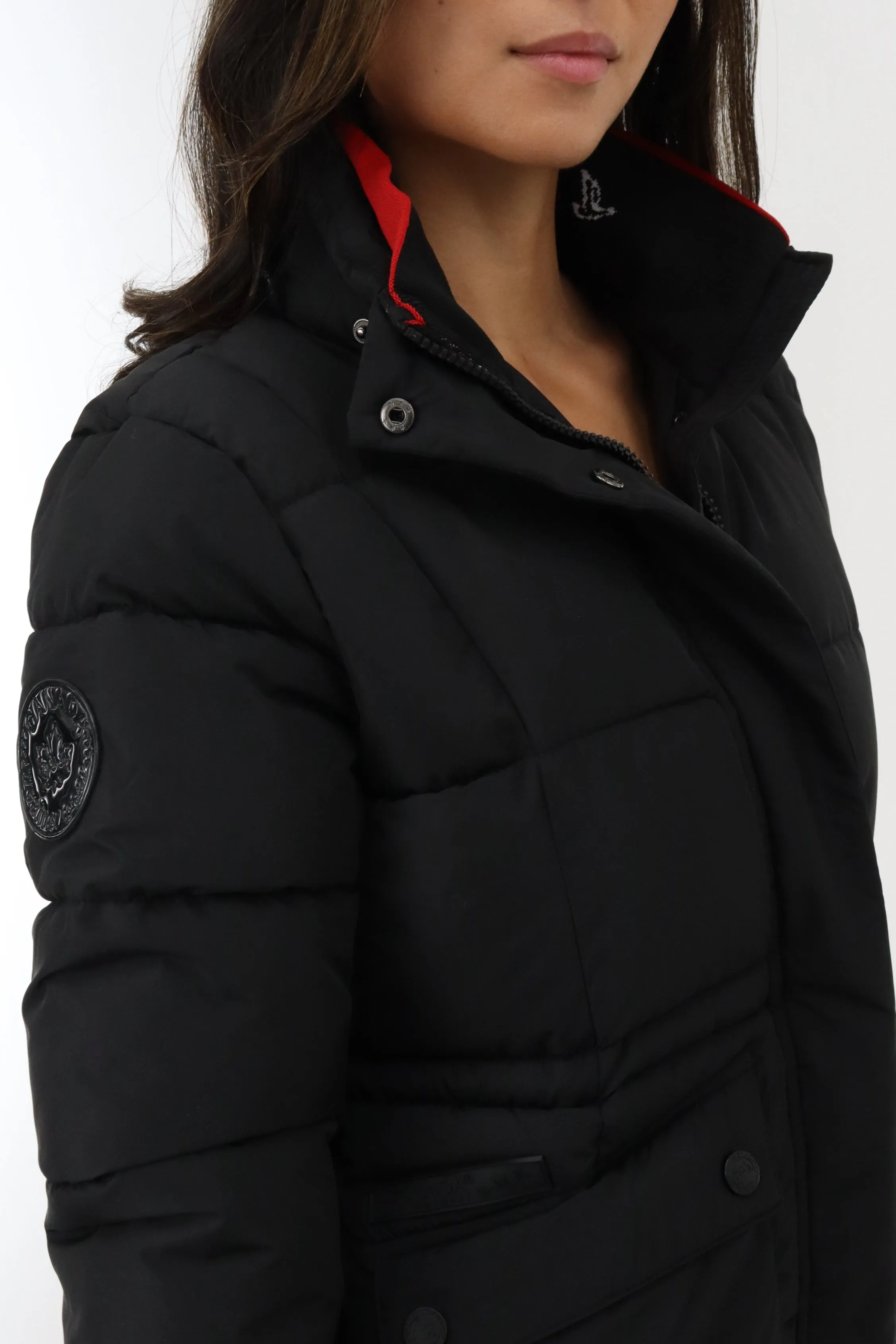 Canada Weather Gear Long Quilted Parka Jacket - Black sold by Fairweather product image thumbnail 4