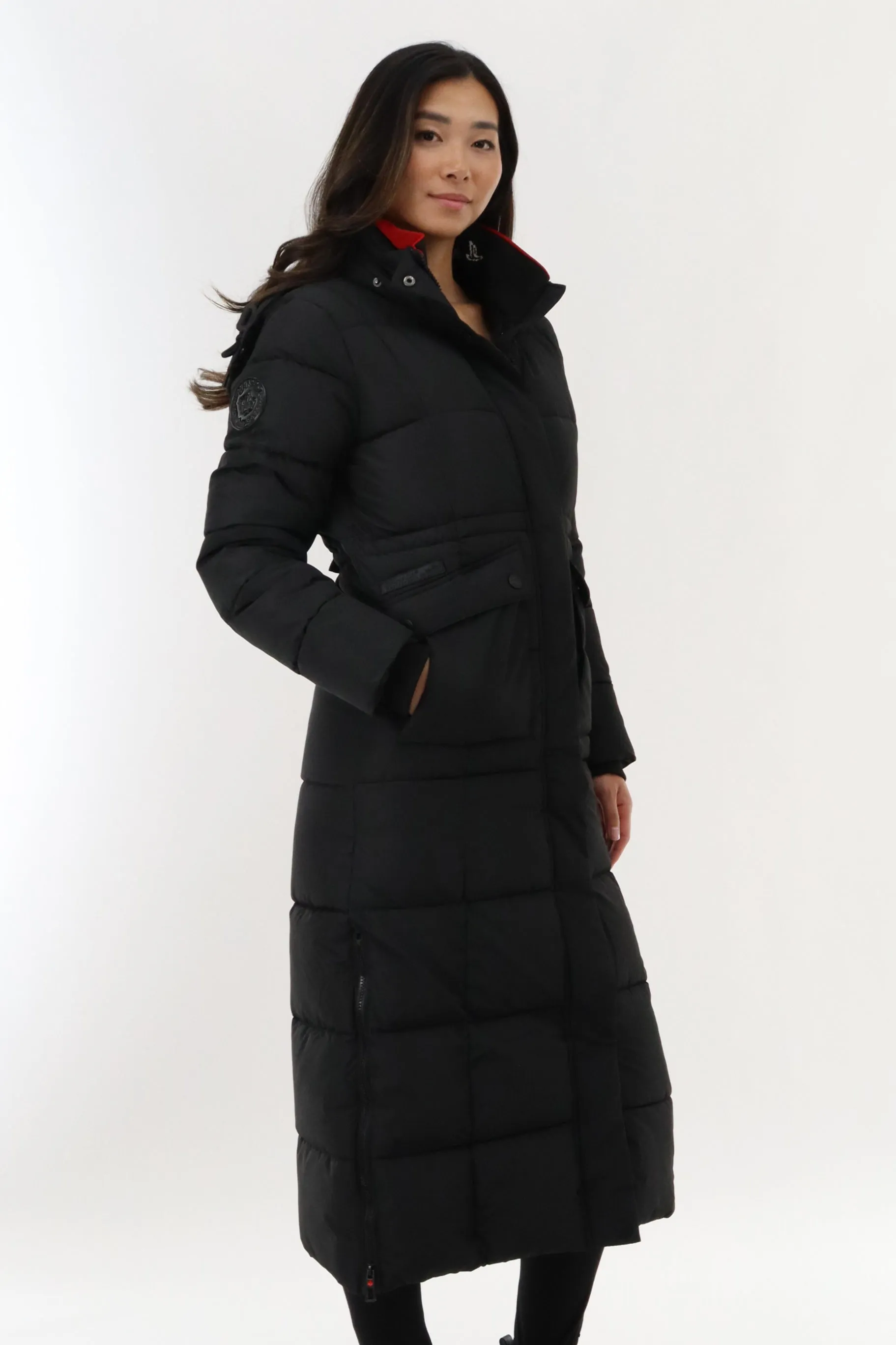Canada Weather Gear Long Quilted Parka Jacket - Black sold by Fairweather product image thumbnail 2