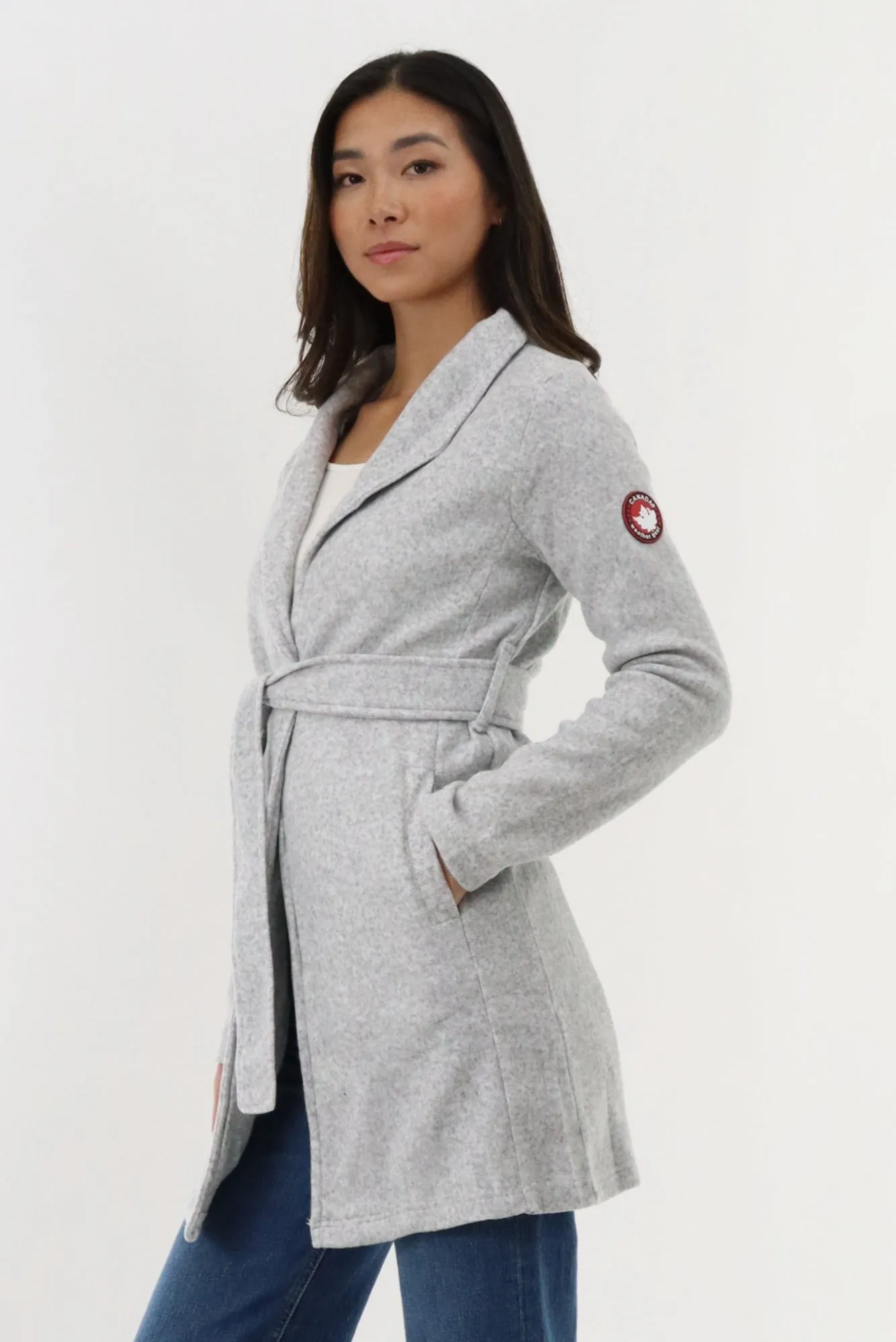 Canada Weather Gear Fleece Wrap Lightweight Jacket - Grey sold by Fairweather product image thumbnail 2