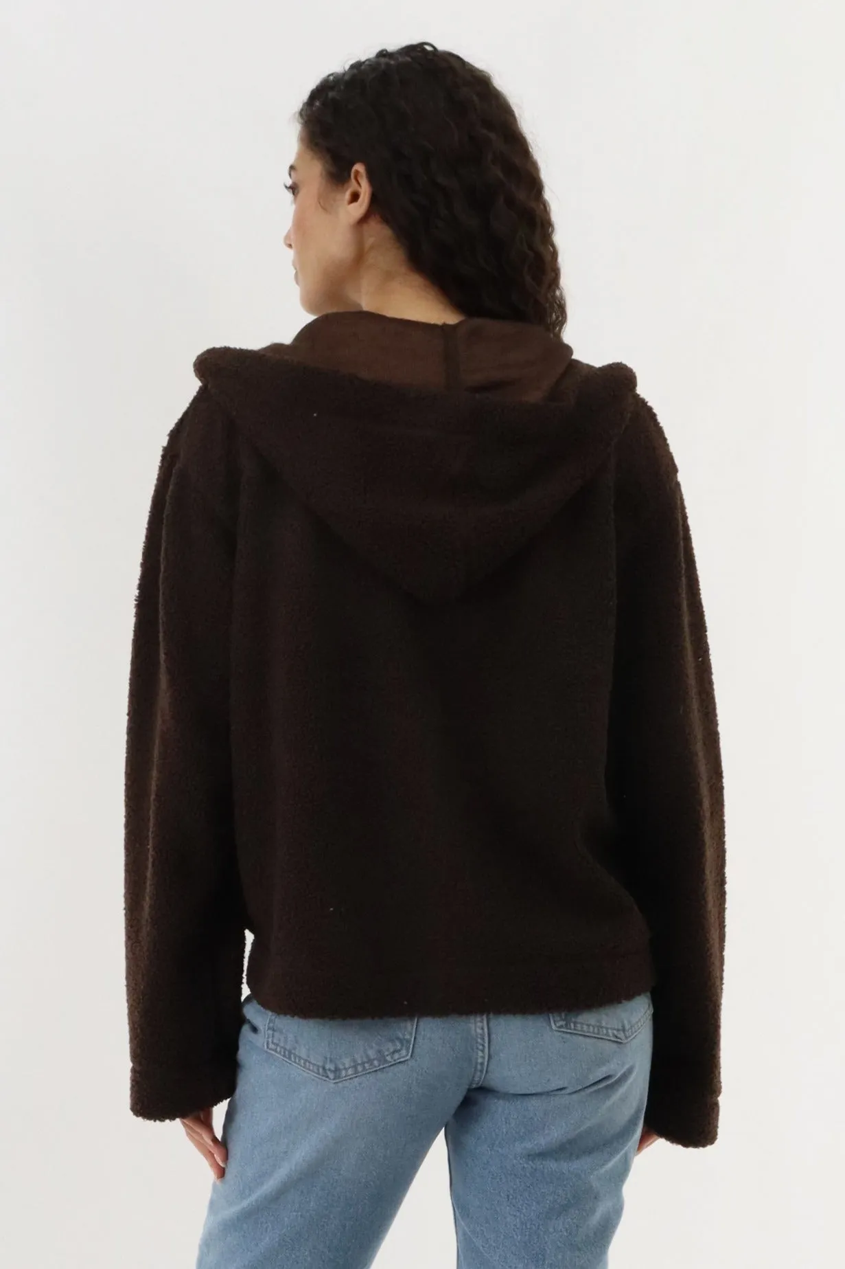 Canada Weather Gear Wide Sleeve Zip Up Hoodie - Brown sold by Fairweather product image thumbnail 3