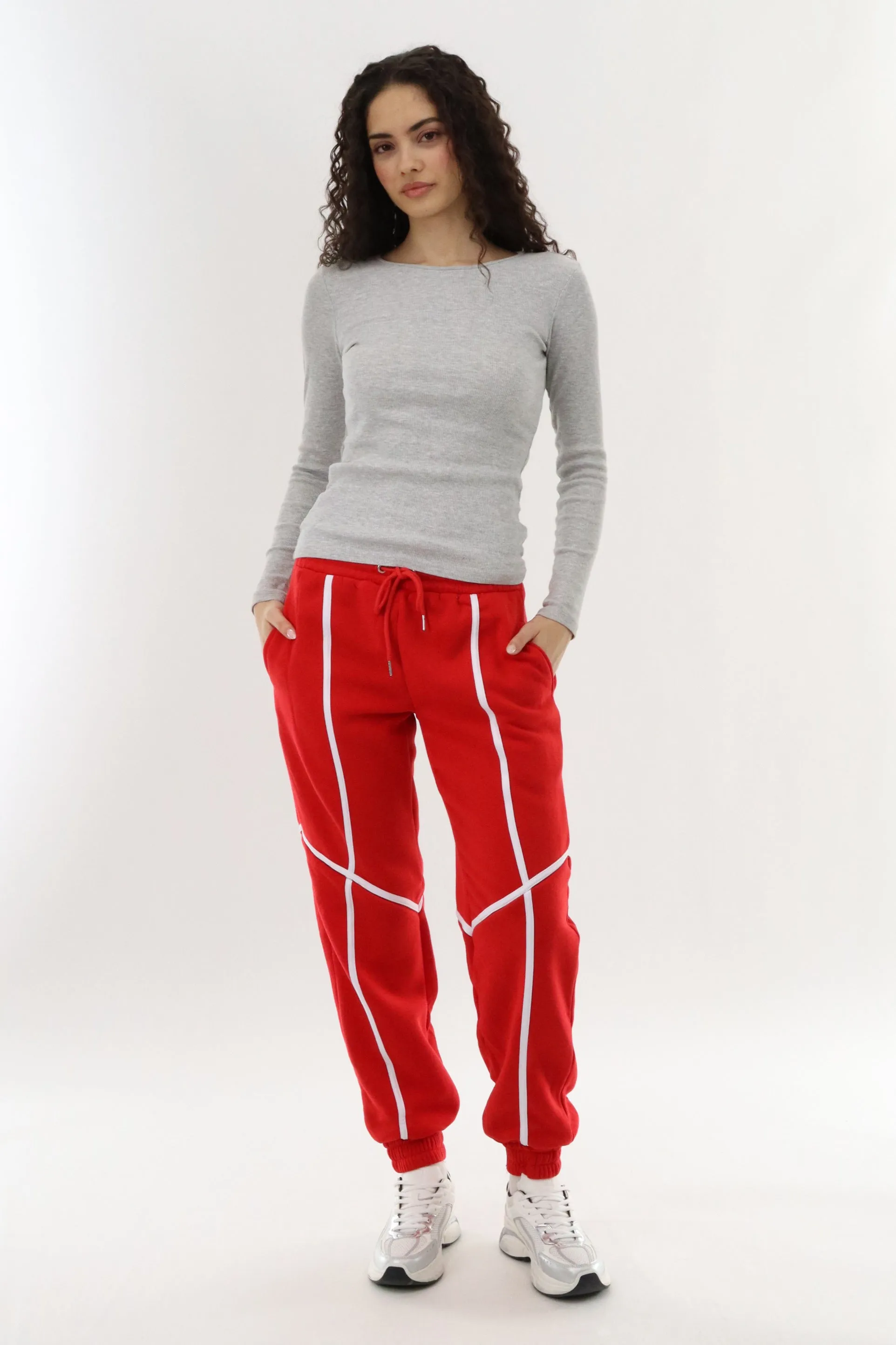 Fleece Joggers - Red sold by Fairweather product image thumbnail 5