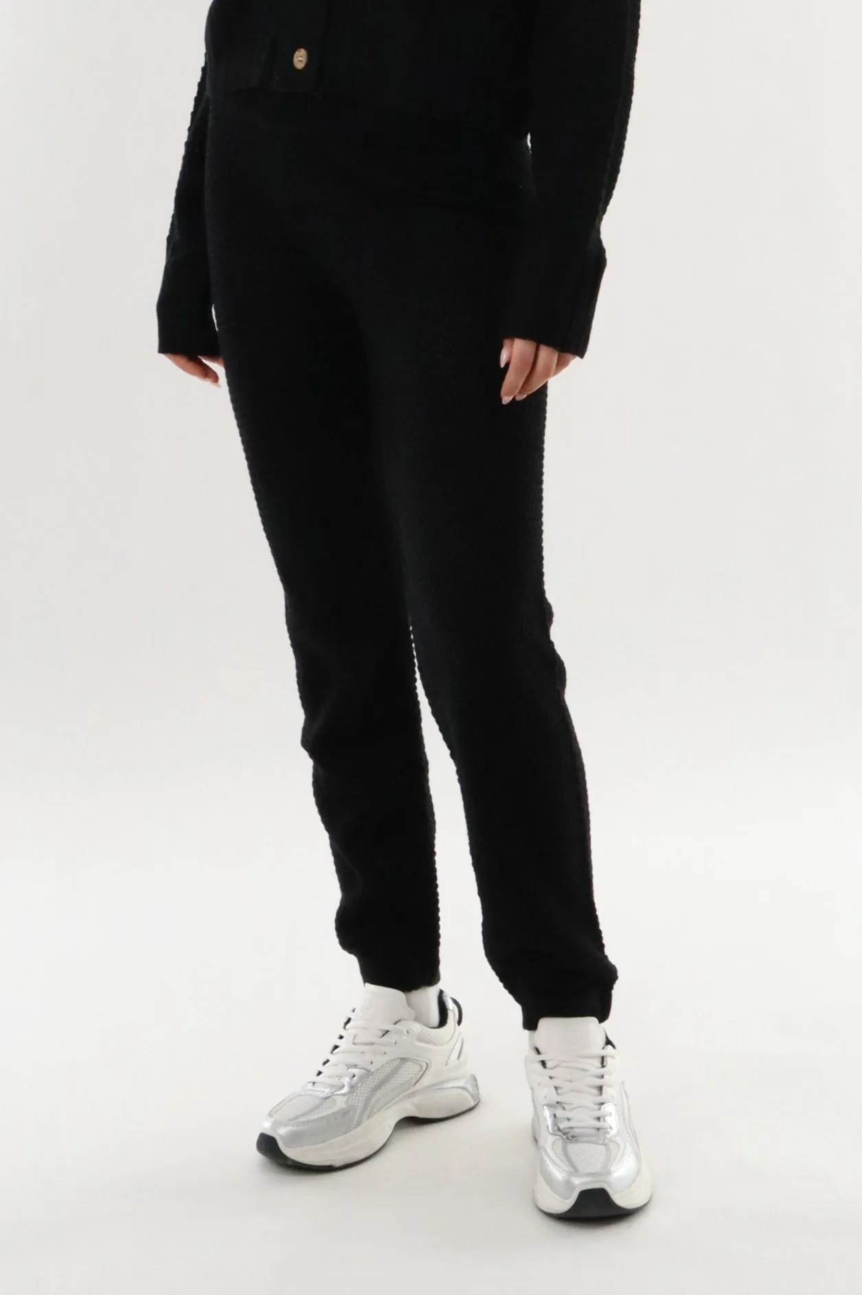 Runaway Bay Knit Joggers - Black sold by Fairweather product image thumbnail 2