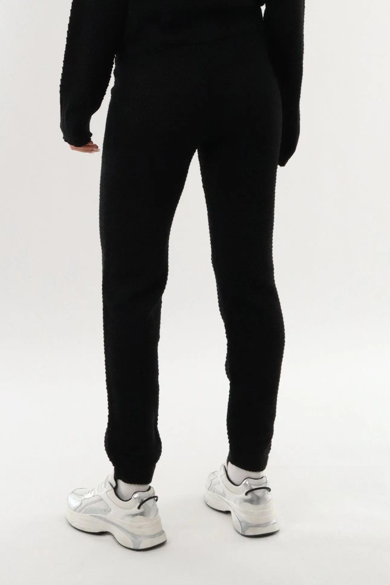 Runaway Bay Knit Joggers - Black sold by Fairweather product image thumbnail 3
