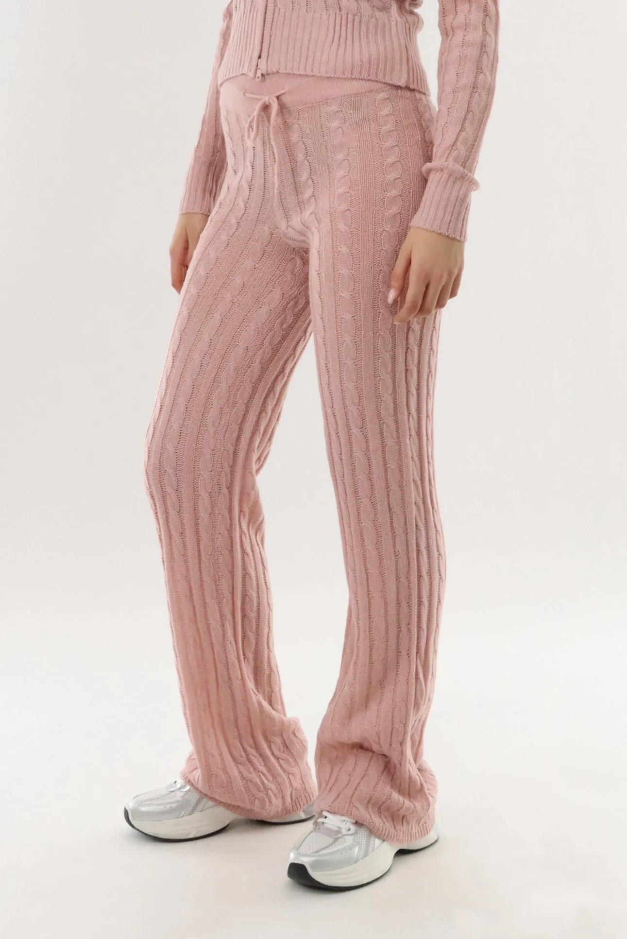 Cable Knit Pants - Blush sold by Fairweather product image thumbnail 2