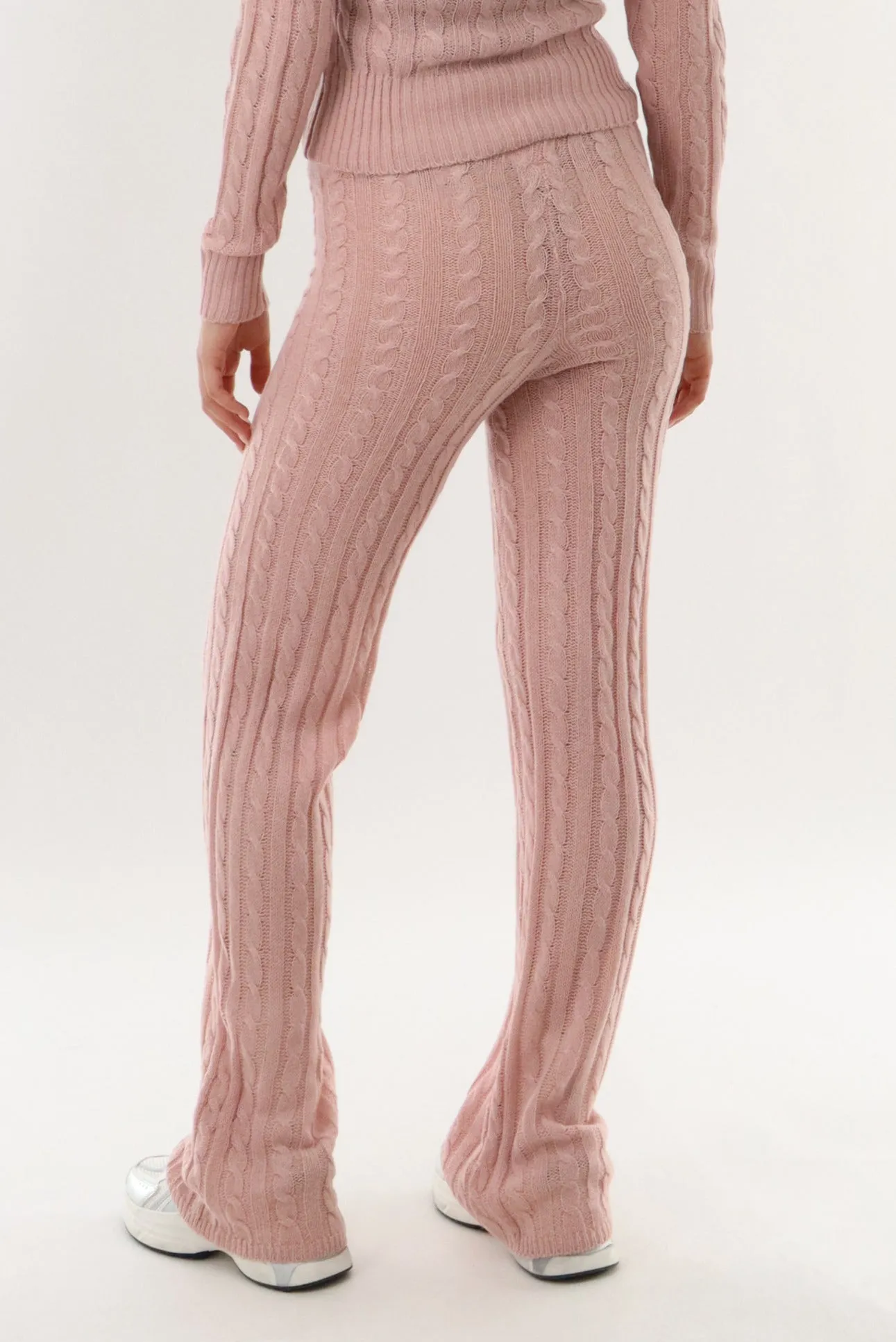 Cable Knit Pants - Blush sold by Fairweather product image thumbnail 3