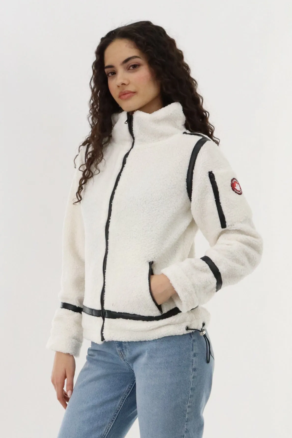 Sherpa Contrast Lightweight Jacket - White sold by Fairweather product image thumbnail 2