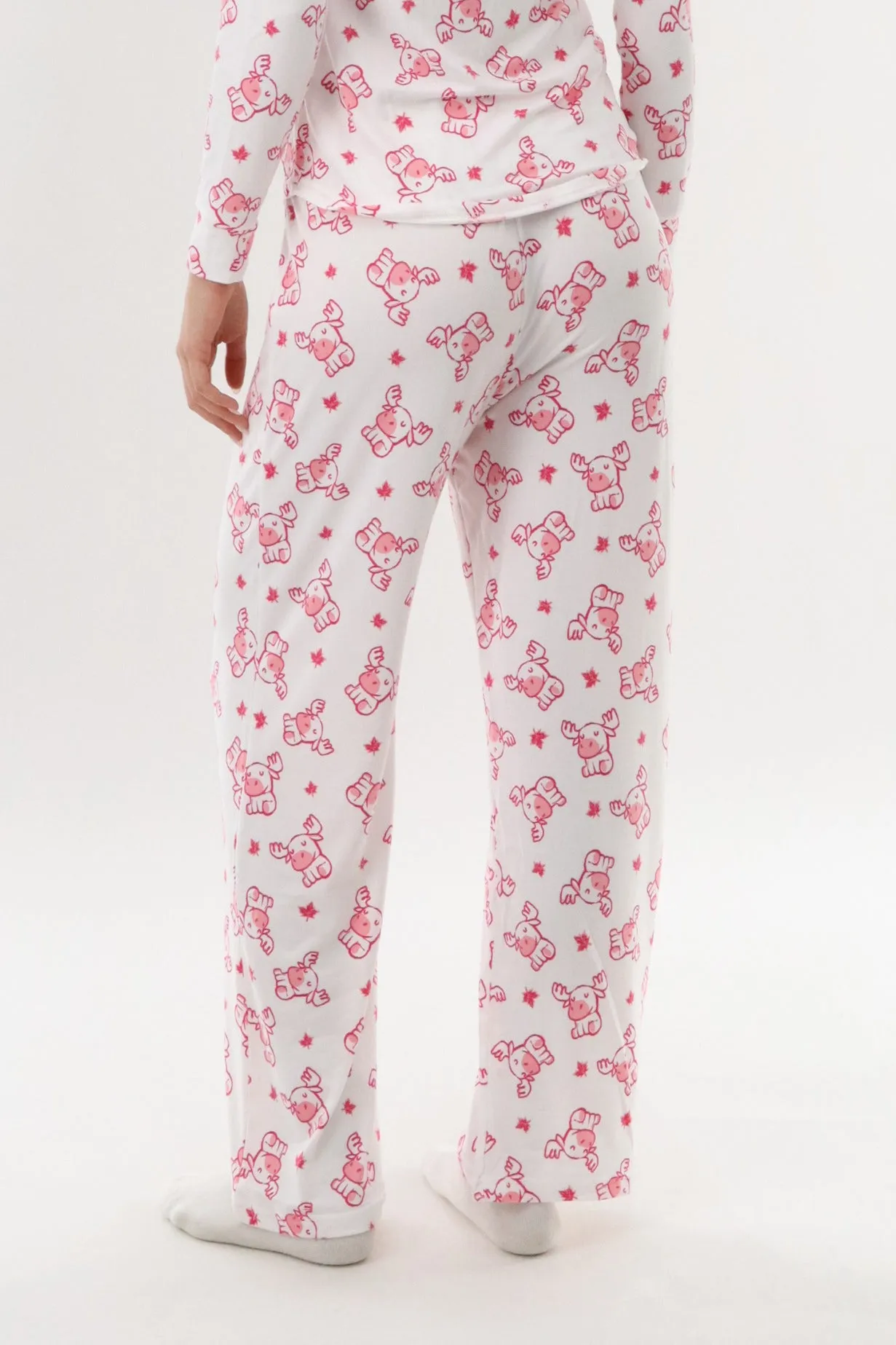 Long Printed Pajama Pants - White sold by Fairweather product image thumbnail 3