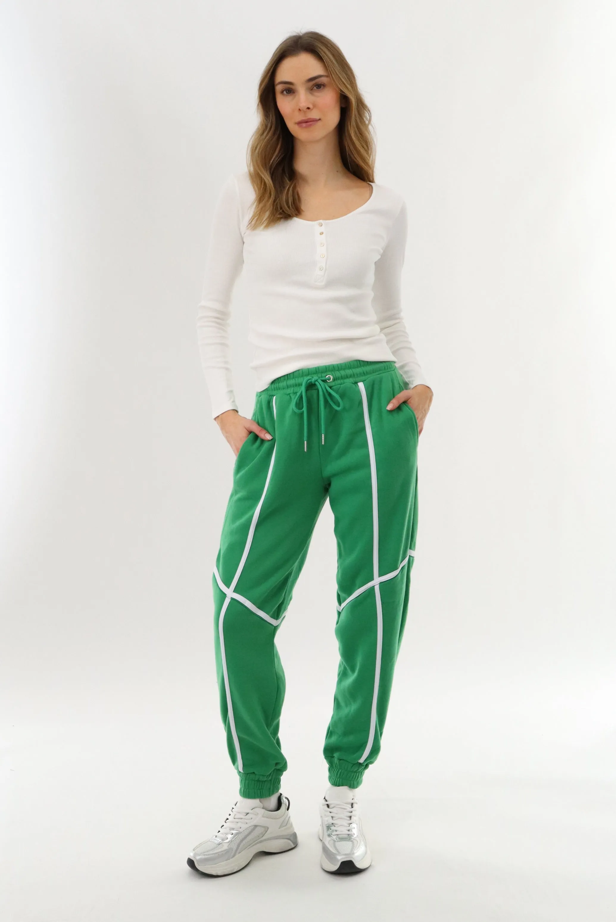 Fleece Joggers - Green sold by Fairweather product image thumbnail 5