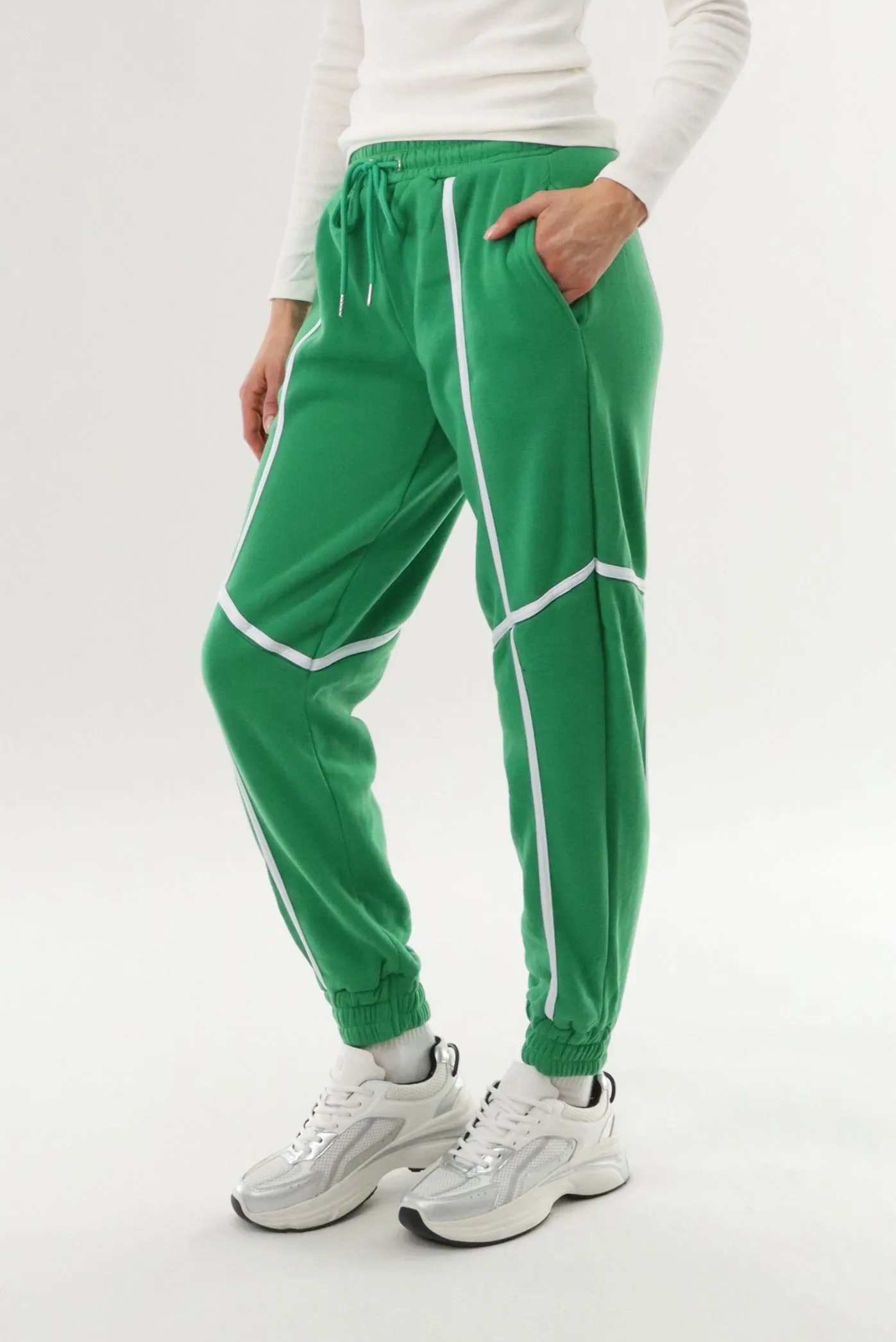 Fleece Joggers - Green sold by Fairweather product image thumbnail 2