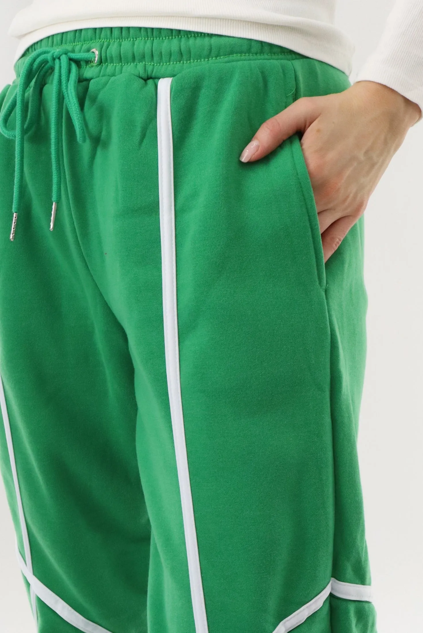 Fleece Joggers - Green sold by Fairweather product image thumbnail 4