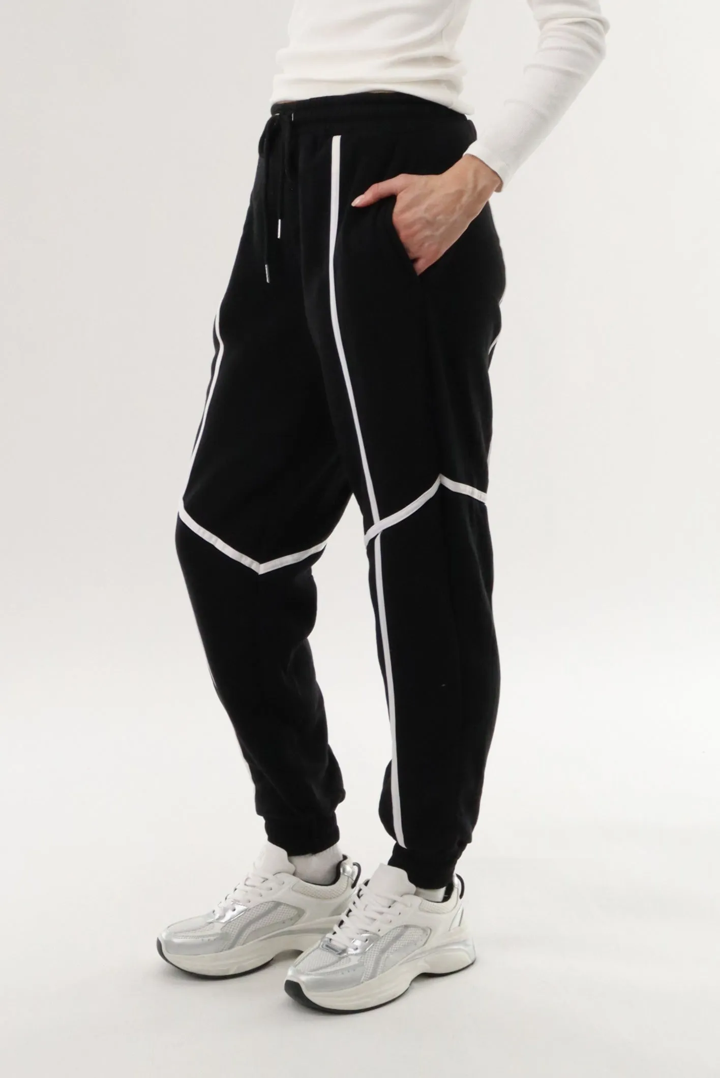 New Look Fleece Joggers - Black sold by Fairweather product image thumbnail 2