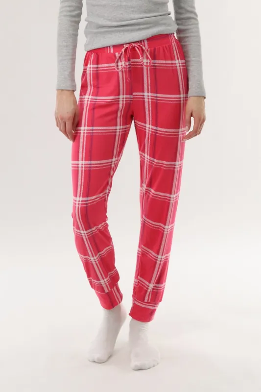 Canada Weather Gear Jogger Pajama Pants - Pink made by Fairweather