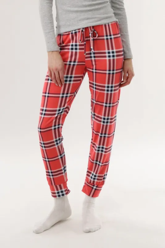 Canada Weather Gear Jogger Pajama Pants - Peach sold by Fairweather