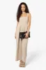 Impress Solid Smocked Top Jumpsuit - Cream sold by Fairweather