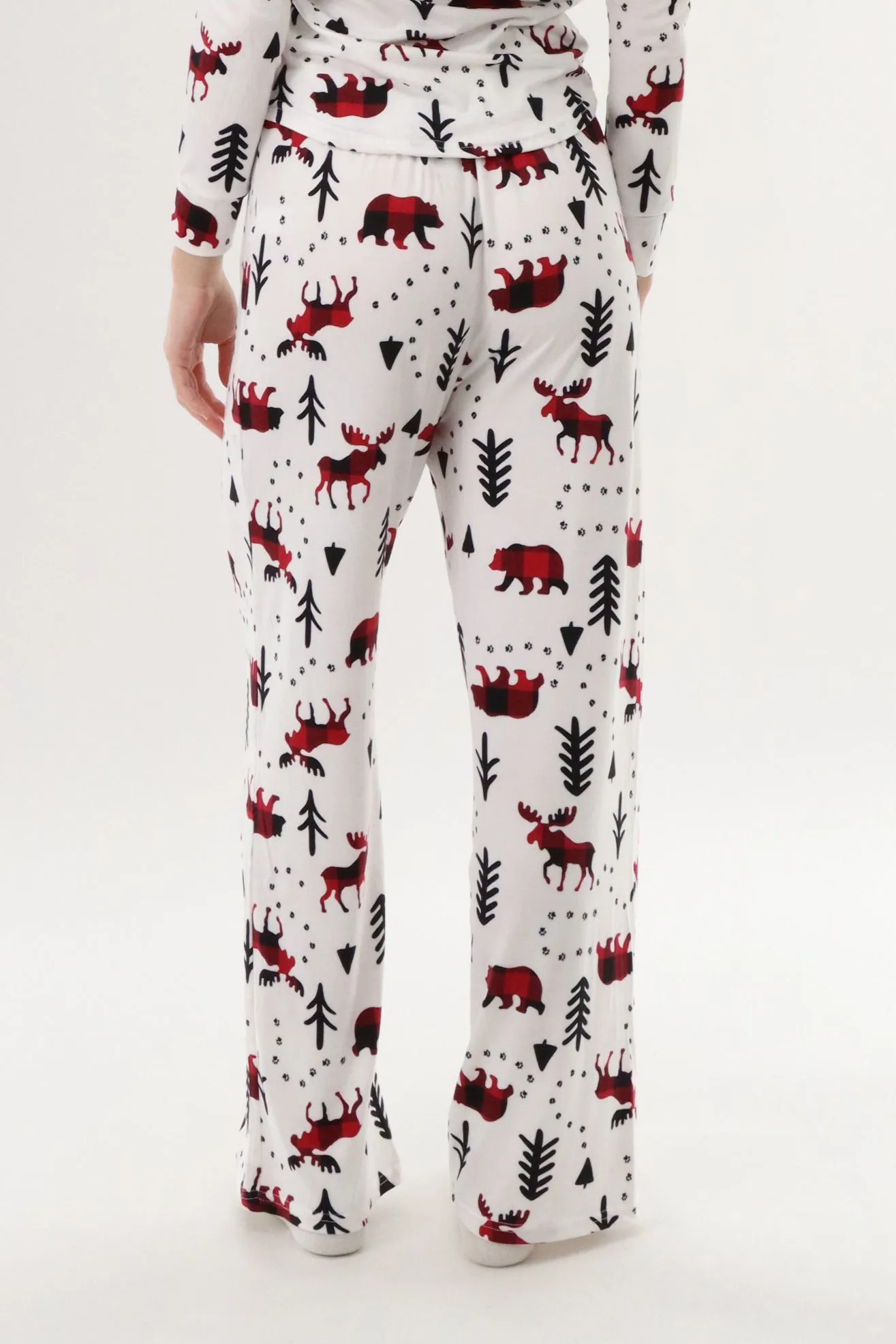 Canada Weather Gear Wide Leg Festive Pajama Pants - White sold by Fairweather product image thumbnail 3