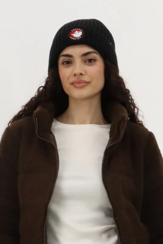 Canada Weather Gear Gloves and Ribbed Knit Hat - Black sold by Fairweather