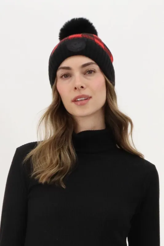 Canada Weather Gear Gloves and Pom Pom Hat - Red sold by Fairweather