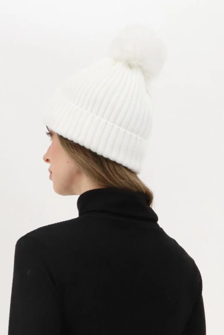 Canada Weather Gear Gloves and Pom Pom Hat - White sold by Fairweather product image thumbnail 3